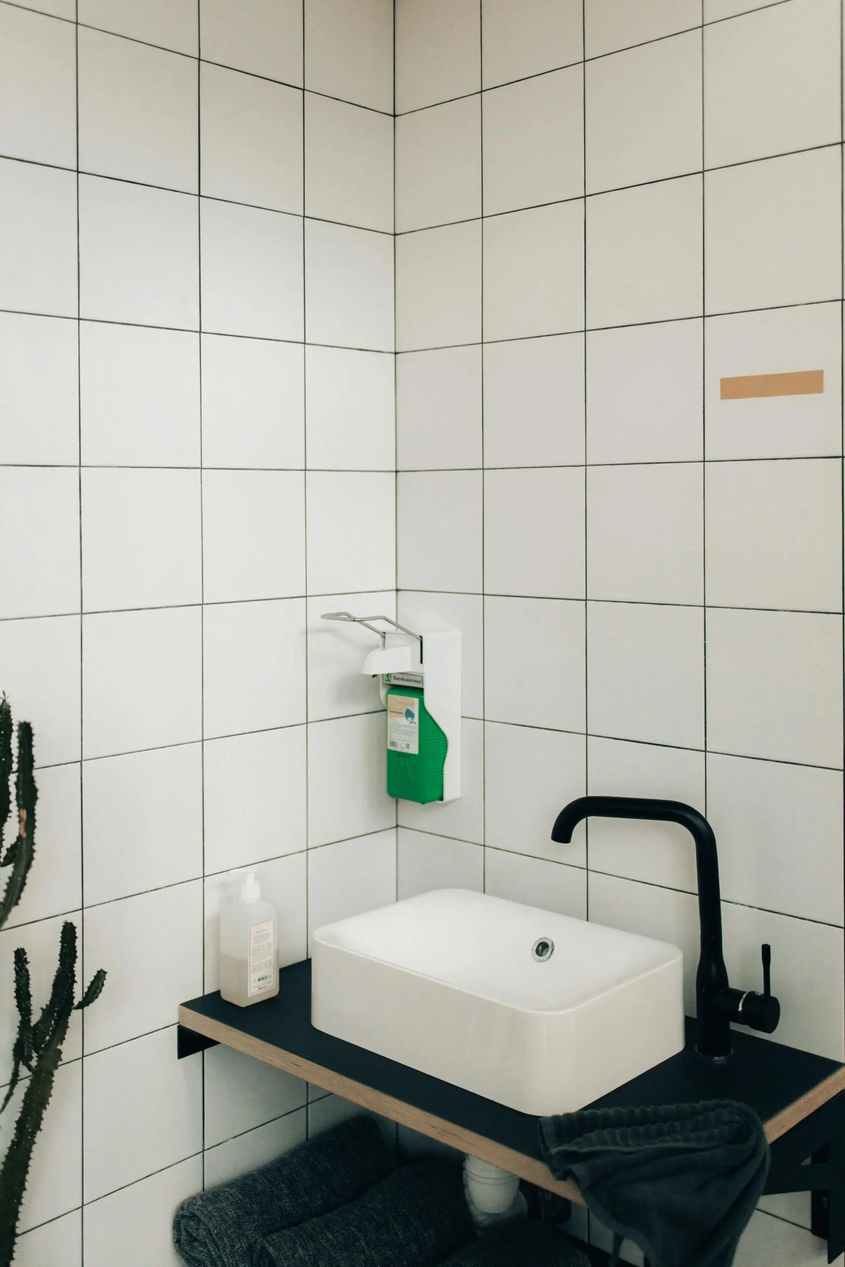 Badkamer met net kitwerk